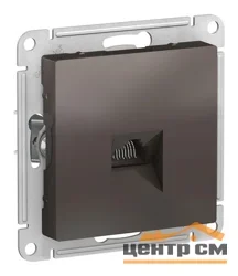 Механизм розетки компьютерной 1-местной СП AtlasDesign RJ45 мокко Systeme Electric ATN000683