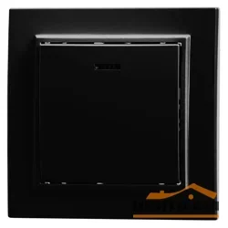 Выключатель одноклавишный СП 220V, 10А, c индикатором, черный (PSW10-9001-03) Эрна STEKKER