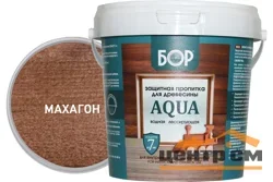 Пропитка защитная БОР AQUA для наружных и внутренних работ МАХАГОН 0,9кг