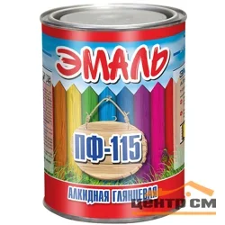 Эмаль ПФ-115 серая 0,8кг ВИТ Z