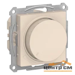 Механизм светорегулятора поворотно-нажимного AtlasDesign 315Вт беж. Systeme Electric ATN000234