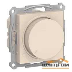 Механизм светорегулятора поворотно-нажимного AtlasDesign 630Вт беж. Systeme Electric ATN000236