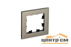 Рамка одноместная AtlasDesign Nature металл латунь Systeme Electric ATN312201