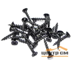 Саморезы пот/г гипс-дерево (крупная резьба) 3,5х32 оксид (уп 30шт) SteelRex