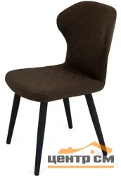 Стул Марио (ткань Т02-тем.кор) + ножки 1R32 (черные)