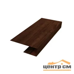 J-профиль Принт Элит Шоколадное дерево TwinColor для софита 25*18*3м.п.