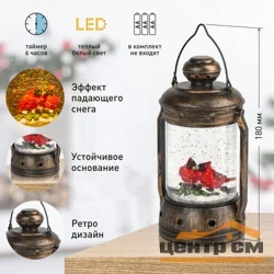 Фигурка светодиодная Красный кардинал 1 LED, IP20, ЭРА ENGDS-12*