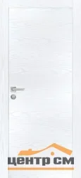 Дверь PROFILO PORTE ПХ-1 глухая, дуб арктик (AL кромка черная с 4-х сторон) 90