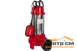 Насос фекальный QUATTRO ELEMENTI Sewage 2500F Ci-Cut (2500 Вт, 30000 л/ч, грязевой, 17 м, 21 кг, чугун, с НОЖОМ)