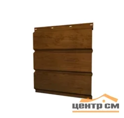 Софит металлический без перфорации Принт Элит Золотой дуб, 0.45мм Grandline, 0.365*3м