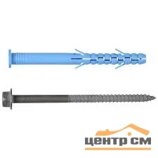 Дюбель фасадный 10х100 в покрытии BauKorr (термодиффузия, шерардирование) bau-fix