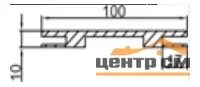 Добор дверной телескопический PROFILO PORTE 100х10х2070, сан-ремо натуральный