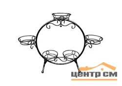 Цветочница "О", черная