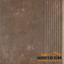 Клинкер Paradyz Иларио коричневая Ступень 30x30