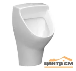 Писсуар KERAMIN Лаго с комплектом автоматического смыва (емкостный), сифоном и креплением угловым скрытым, арматура двухрежимная, цвет белый
