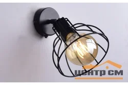 Бра "Нубия" РС21077 BK+CR/1W