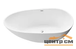 Ванна акриловая отдельностоящая GROSSMAN Fly (170x80x60) GR-1102M, цвет белый матовый