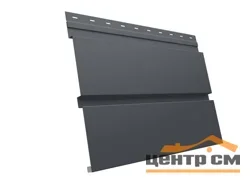 М/сайдинг Квадро брус (GL) Драп RAL7024 (мокрый асфальт) толщина 0,45мм, размер 0,34*3.25 м.п. (в пленке)