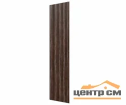 Панель CoSca decor серый войлок, 2750х600х19мм, рейки МДФ барон дуб темный