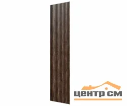 Панель CoSca decor серый войлок, 2750х600х19мм, рейки МДФ дуб старинный натуральный