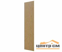 Панель CoSca decor черный войлок, 2750х600х19мм, рейки МДФ дуб медный
