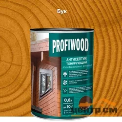 Антисептик EMPILS PROFIWOOD тонирующий "2 в 1" алкидный бук 0,6 кг