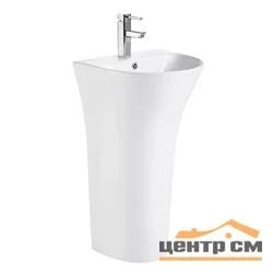 Раковина напольная Azario FRETTA ROUND отдельностоящая, размер 480x420x835 мм