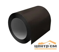 Штрипс Металлпрофиль PE, RAL 8019 (темно-коричневый), 0.5 мм Viking, 0,625*370 м.п., пл=231.25м2