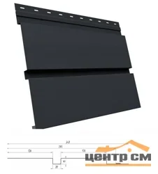 М/сайдинг Квадро брус 3D (GL) Драп ТХ RAL** толщина 0,45мм, размер 0,34*м2 (в пленке)