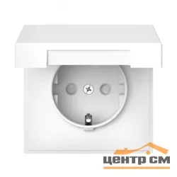 Механизм розетки одноместный СП ArtGallery 16А IP20 с заземлением, защ. шторки с крышкой лотос SE GAL001346