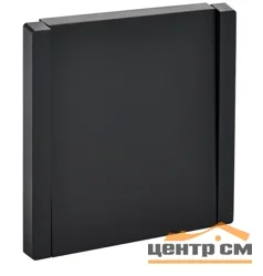 Выключатель одноклавишный FORTE&PIANO 10А FP110 с самовозвратом черн. IEK FP-V14-0-10-1-K02