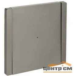 Выключатель одноклавишный СП FORTE&PIANO 10А FP502 с индикацией сталь IEK FP-V10-1-10-1-K46