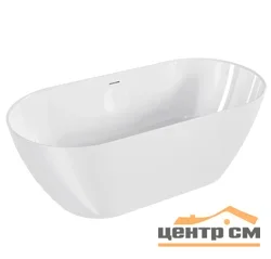 Ванна Good Door Катания из литьевого мрамора 170х80м белая в комплекте со сливом клик-клак