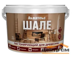 Лак тонирующий для дерева Акватекс ШАЛЕ белый 2,5кг