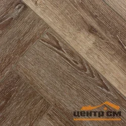 Ламинат виниловый водостойкий SPC CRONAPLAST 4V Елка 2.0 / Herringbone 2.0 42 класс Дуб Грас 640*128*4.5 мм (с фаской)