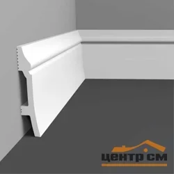 Плинтус напольный ФОРМАТ из дюрополимера 80*17*2000 арт.08007DF