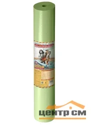 Подложка SPC PROtector Termo 1мм размер 1.1*15м (16,5м2) перфорированная для водяных и кабельных теплых полов LVT, SPC, WPC, зеленая