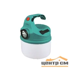 Фонарь кемпинговый аккумуляторный с Bluetooth-колонкой и фонариком 350 лм 6500 К 2 уровня яркости USB Фарлайт