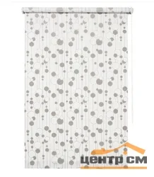 Штора рулонная "Ожерелье" серебро 47*175см