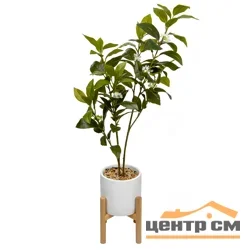 Дерево в цементном горшке с подставкой из МДФ, Д140 Ш140 В790