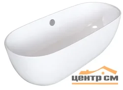 Ванна акриловая отдельностоящая GROSSMAN Classic (170x80x58), цвет белый, арт. GR-2501