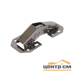 Петля мебельная без врезки STAHIBURO 104*44 большая А-8,8- шарнирная 2шт черная