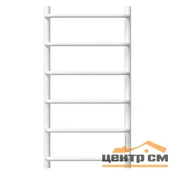 Полотенцесушитель электрический POINT Ника (electro) 400х800 6 перекладин, диммер справа, белый матовый
