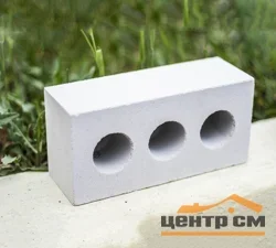 Кирпич силикатный утолщенный пустотелый лицевой М150 Череповец 250х120х88 мм 3-х пустотный (363 шт/паллет)
