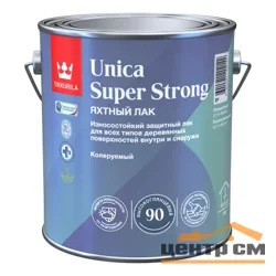 Лак паркетный высокоглянцевый TIKKIVALA (Tikkurila) Unica Super 90 EP универсальный 2,7л