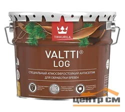 Антисептик лессирующий Tikkivala VALTTI LOG 9л красное дерево