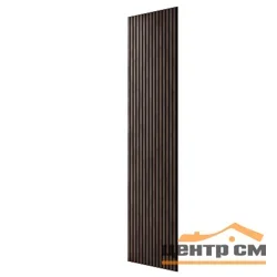Панель акустическая гибкая ARTIVA flex №1, черный войлок, 2750х600х9мм, рейки МДФ 25х6мм, дуб окленд
