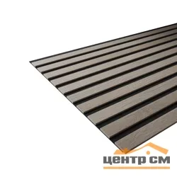 Панель акустическая гибкая ARTIVA flex №2, черный войлок, 2750х600х9мм, рейки МДФ 40х6мм, дуб кремовый