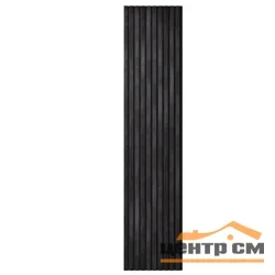 Панель акустическая гибкая ARTIVA flex №2, черный войлок, 2750х600х9мм, рейки МДФ 40х6мм, ясень дымчатый