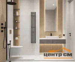 Плитка LAPARET Gio deco marrone стена 30х89,5 матовая обрезная арт.LP3090B0131R